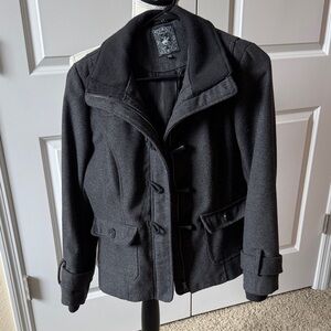 Dark Gray Kids Coat